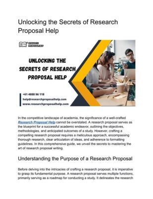  Writing Research Proposals: A Guide for Students and Academics! Unlocking the Secrets to Crafting Compelling Research Endeavors